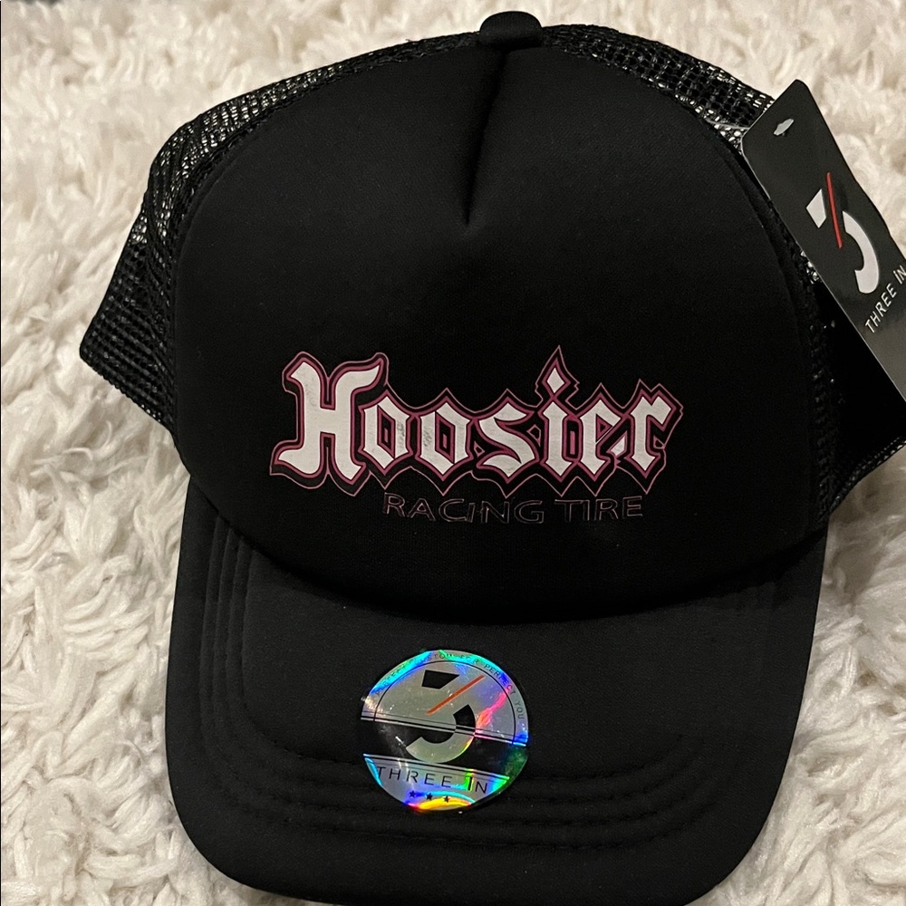 Hoosier Racing Tire Black Trucker Hat